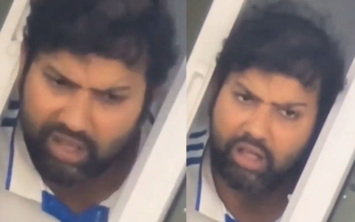 IND vs WI: Rohit Sharma gave such a reaction video during the second test match went viral, see here