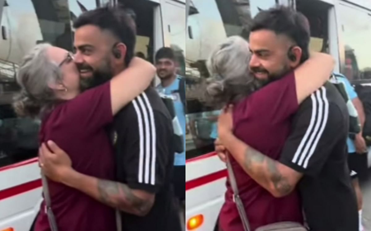 IND vs WI: Virat Kohli got 'mother's love' in West Indies, Joshua's mother became emotional by hugging, see VIDEO