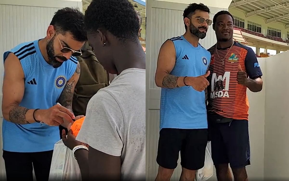 IND vs WI: Virat Kohli won the hearts of Caribbean fans before the Test series, you will also appreciate watching the video