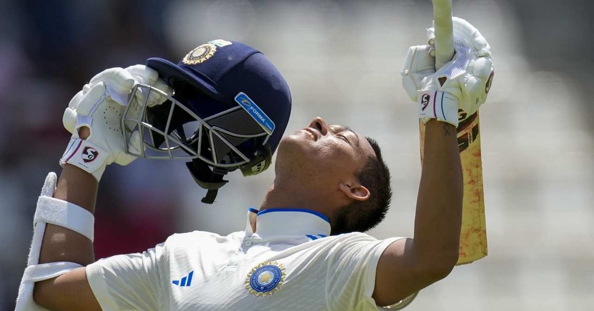 IND vs WI: Yashasvi Jaiswal created history by scoring 171 runs in debut test, became the first Indian to record this record