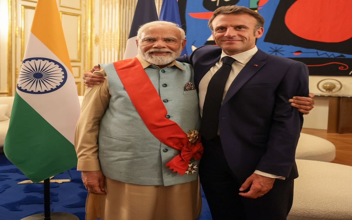 PM Modi conferred with France's highest award 'Grand Cross of the Legion of Honour'