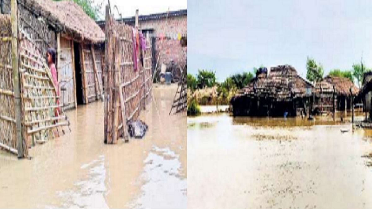 Rain and floods wreak havoc in many districts of UP, Ganga-Yamuna and Saryu in spate, 10 people died in last 24 hours