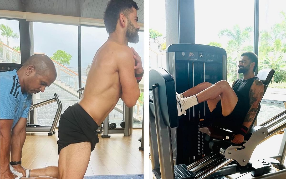Virat Kohli: King Kohli is sweating profusely in the gym before the West Indies series, see interesting pictures