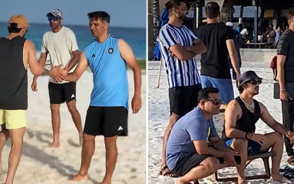 Watch: Indian players were seen having a lot of fun in West Indies, the entire team including Virat Kohli played volleyball