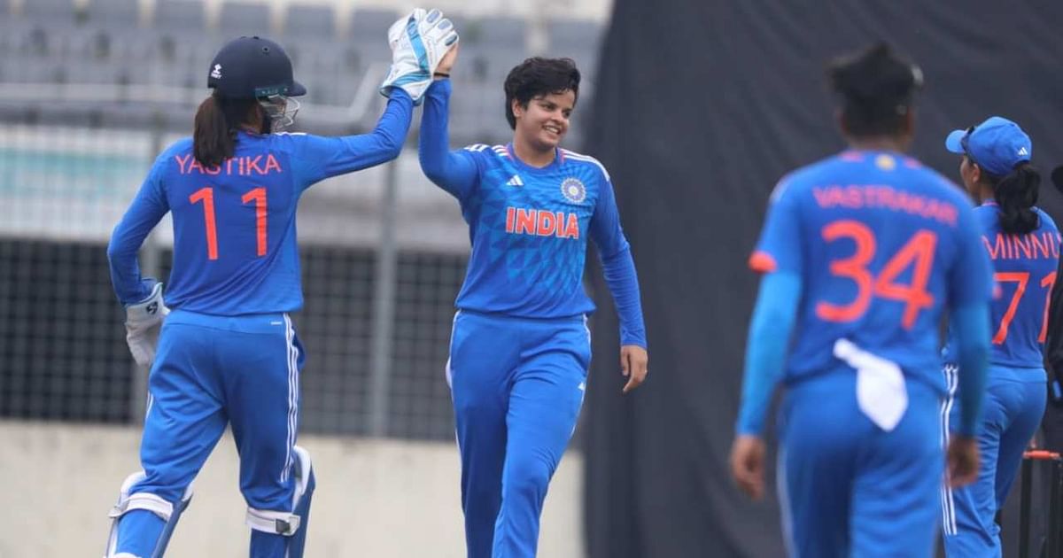 Watch: Shefali Verma took four wickets in the last over, Bangladesh all out for 87 runs