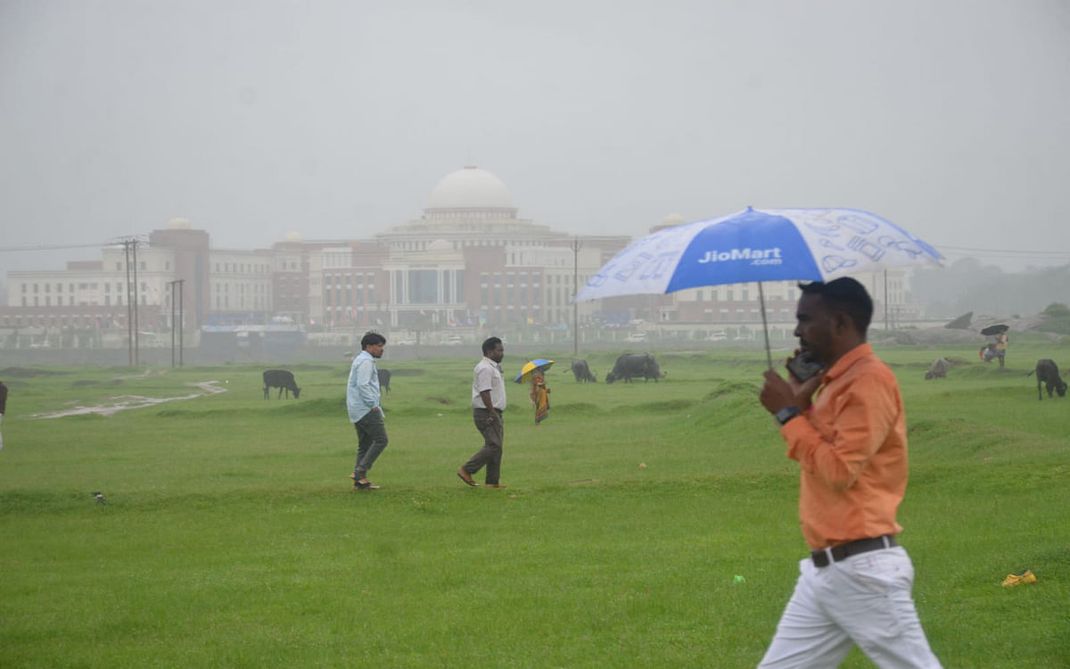PHOTOS: On the fifth day of the monsoon session of the Jharkhand Legislative Assembly, see the view outside the house