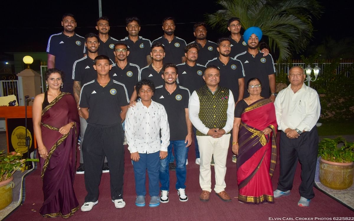 IND vs WI: Before the second T20 match, Team India met the High Commissioner in Guyana, had dinner together, see photos