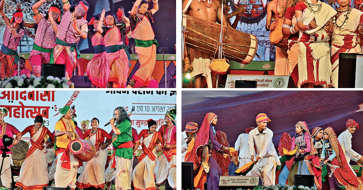PHOTOS: Evening decorated with folk dances at Jharkhand Tribal Festival, see beautiful pictures