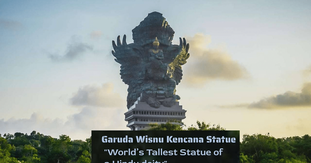 Garuda Wisnu Kencana Statue: This park has a 122 feet tall statue of Garuda Vishnu, know how you can visit