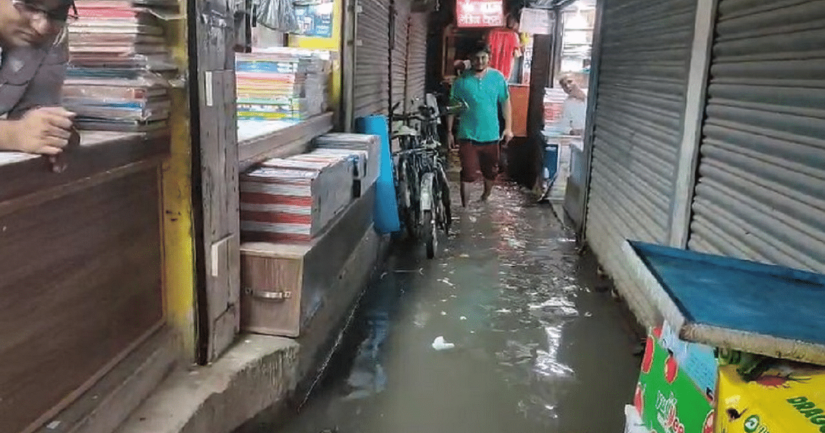 Bihar: Situation of water logging after rains, roads and colonies became lakes, these pictures will surprise you..
