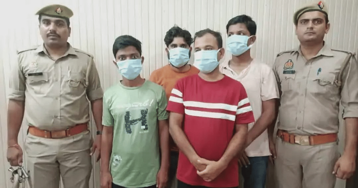 Agra: Police arrested 4 vicious ATM card fraudsters, accused from Bihar