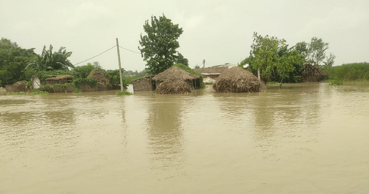 Bihar: What is the flood situation in Kosi-Seemanchal?  Dozens of houses got submerged in the river due to erosion in Bhagalpur, know the update...
