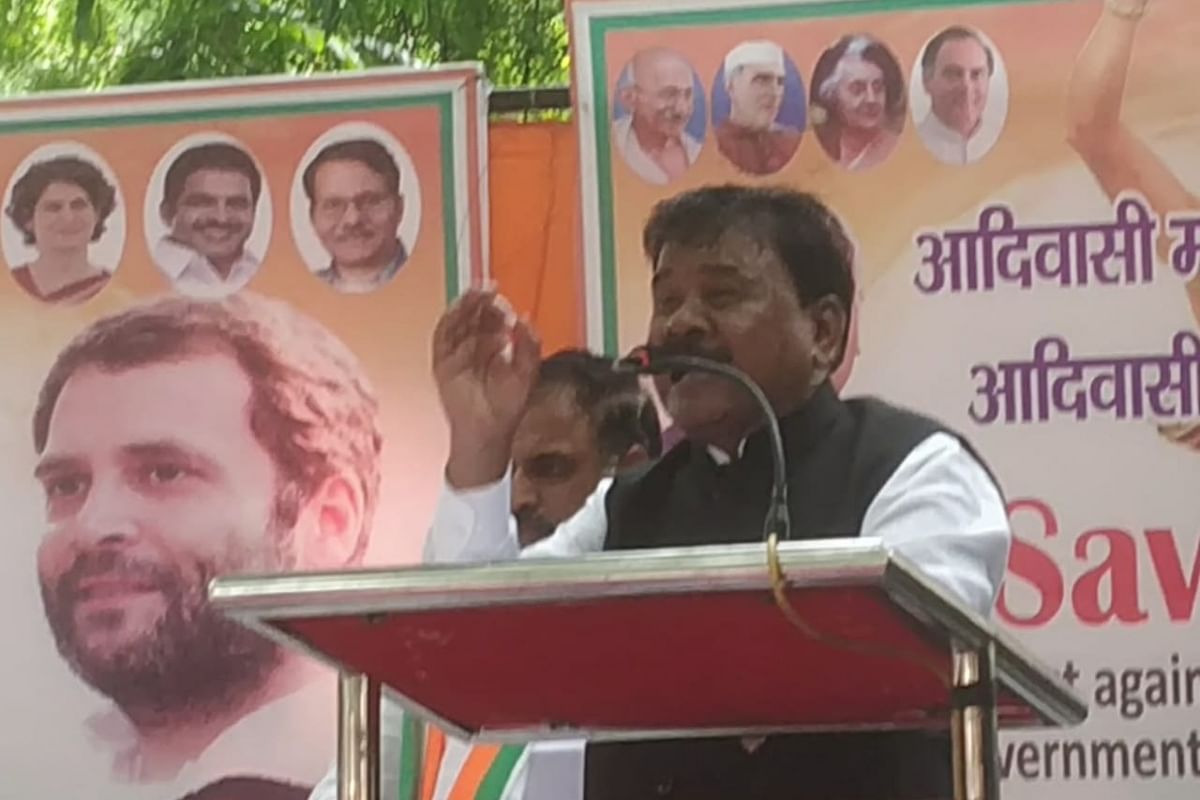 Congress protests in Delhi against Manipur violence, Bandhu Tirkey targets PM Narendra Modi