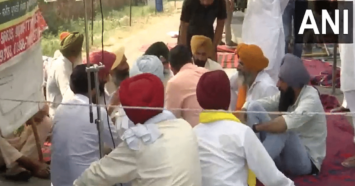 Farmers Protest: 'Hitler's soul in Bhagwant Mann', vigorous protest by farmers over death, security tightened