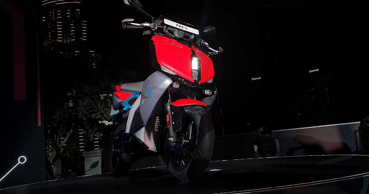 Global launch of TVS X performance electric scooter, booking will start from late night of Thursday