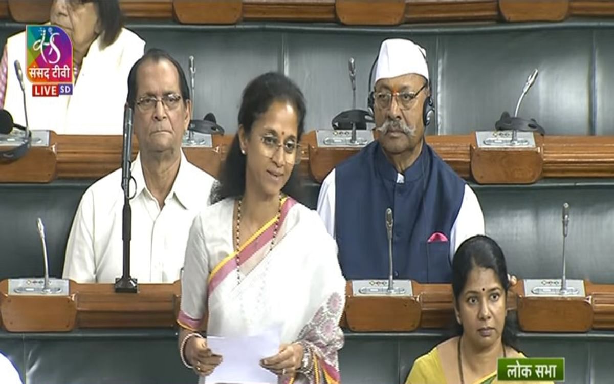 In nine years, the Center toppled 9 governments, Supriya Sule got angry in the House, asked the question - Why is PM Modi silent!