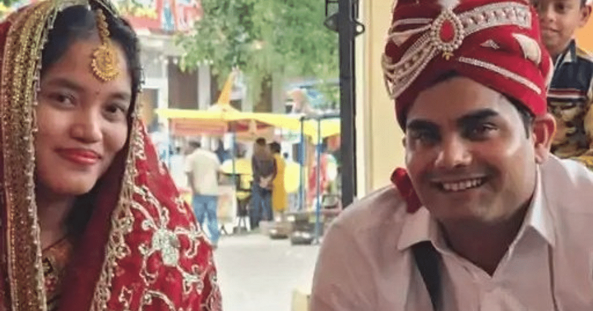 Kashi boy fell in love with Italian girl, got married in Georgia, couple reached Jaunpur to seek blessings of Mahadev