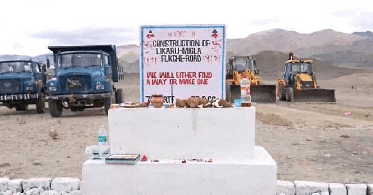 Now the smoke of China-Pakistan will be released, the world's highest motorable road is being built in Ladakh
