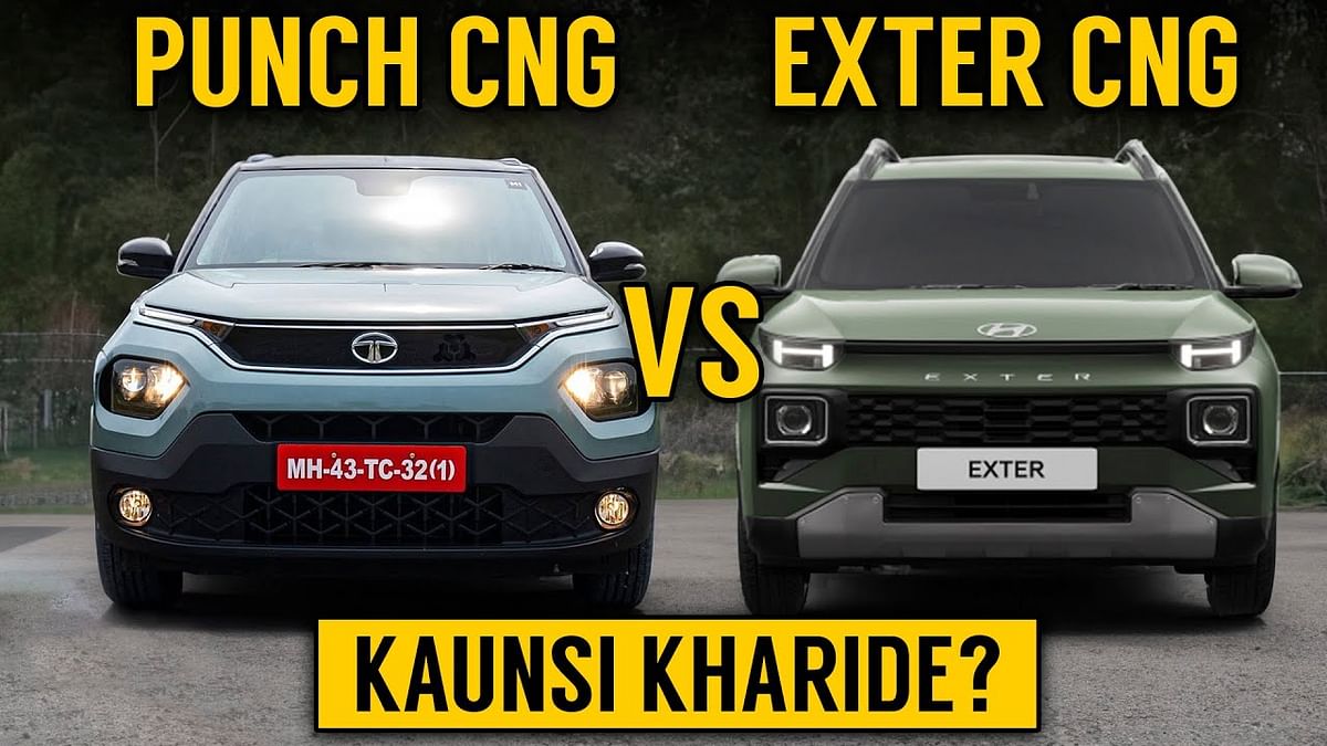 TATA Punch iCNG 'Vs' Hyundai EXTER CNG Who is the stronger of the two cars?