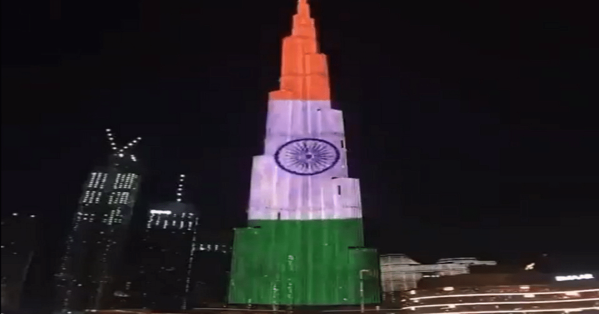 Tricolor hoisted on Burj Khalifa, know which other countries do flag hoisting
