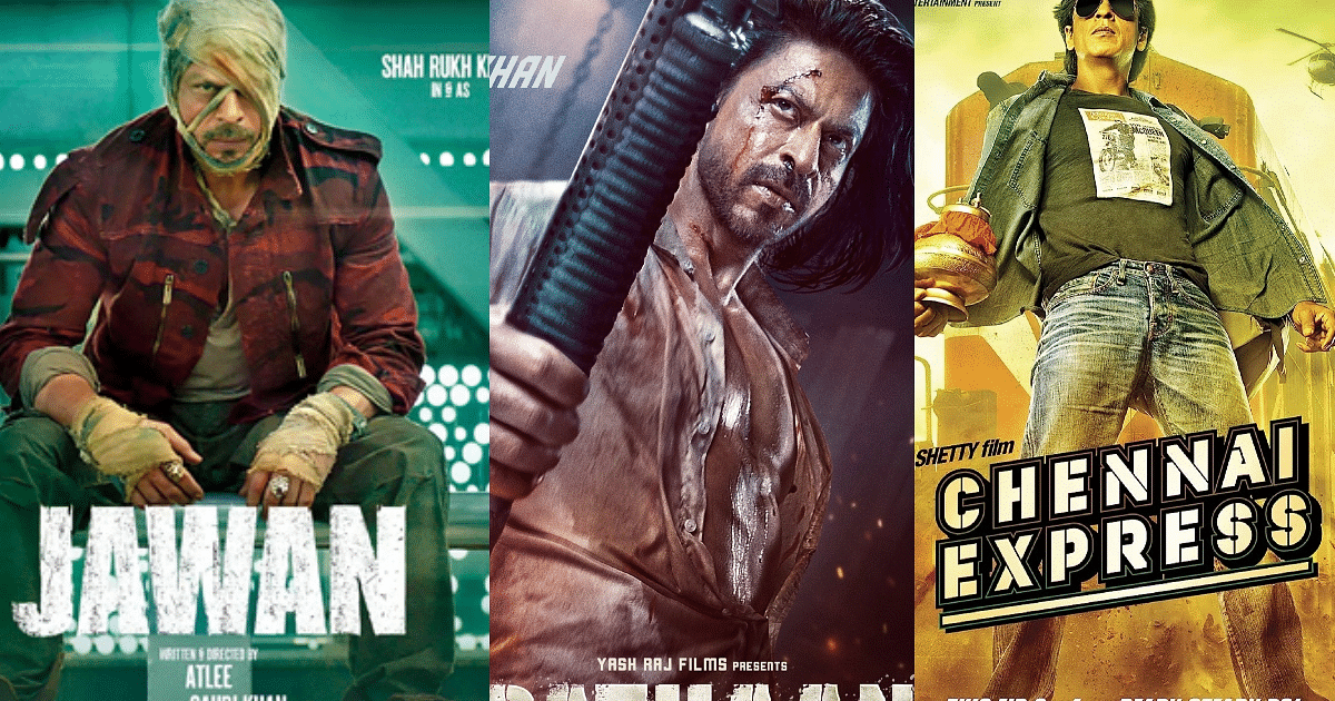 Before Jawan, these 10 films of Shahrukh Khan created a stir at the box office, Pathan-Chennai Express in the list