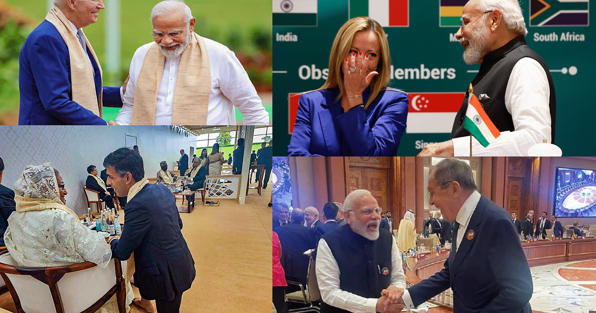 Rishi Sunak sitting on his knees, Biden's smile and PM Modi's selfie, these photos are going viral