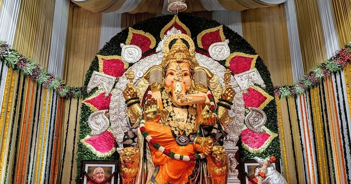 Ganesh Chaturthi 2023: Ganpati's court decorated with gold and silver in Mumbai, know complete details here