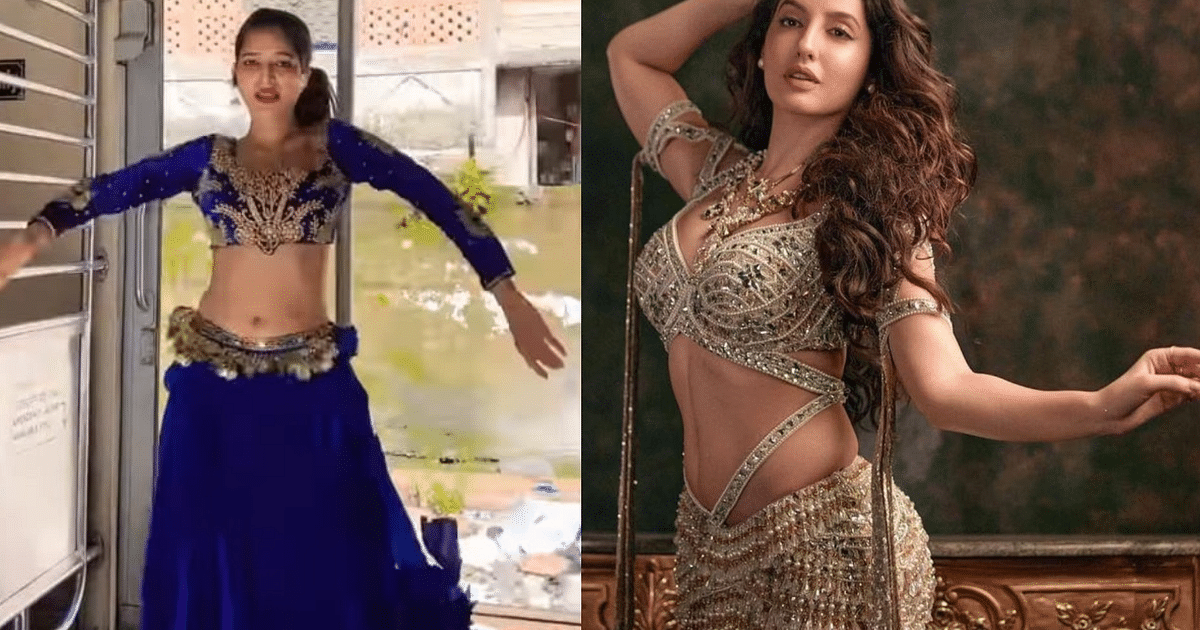 This girl did amazing belly dance in the local train, these beauties of Bollywood have also injured everyone with their killer moves.