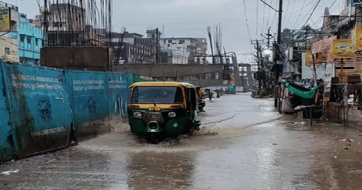 Roads turned into lakes after rain in Patna, water logging in many areas, see pictures