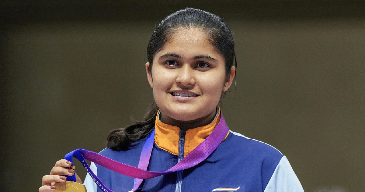Palak once used to do shooting for fun, today won gold medal in Asian Games