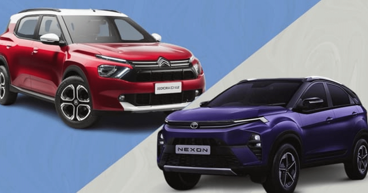 Fierce collision between Tata Nexon EV and Citroen eC3, know every detail related to both the cars