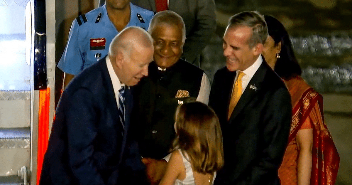 G20 summit: Who is that girl, whom Joe Biden hugged at the airport?