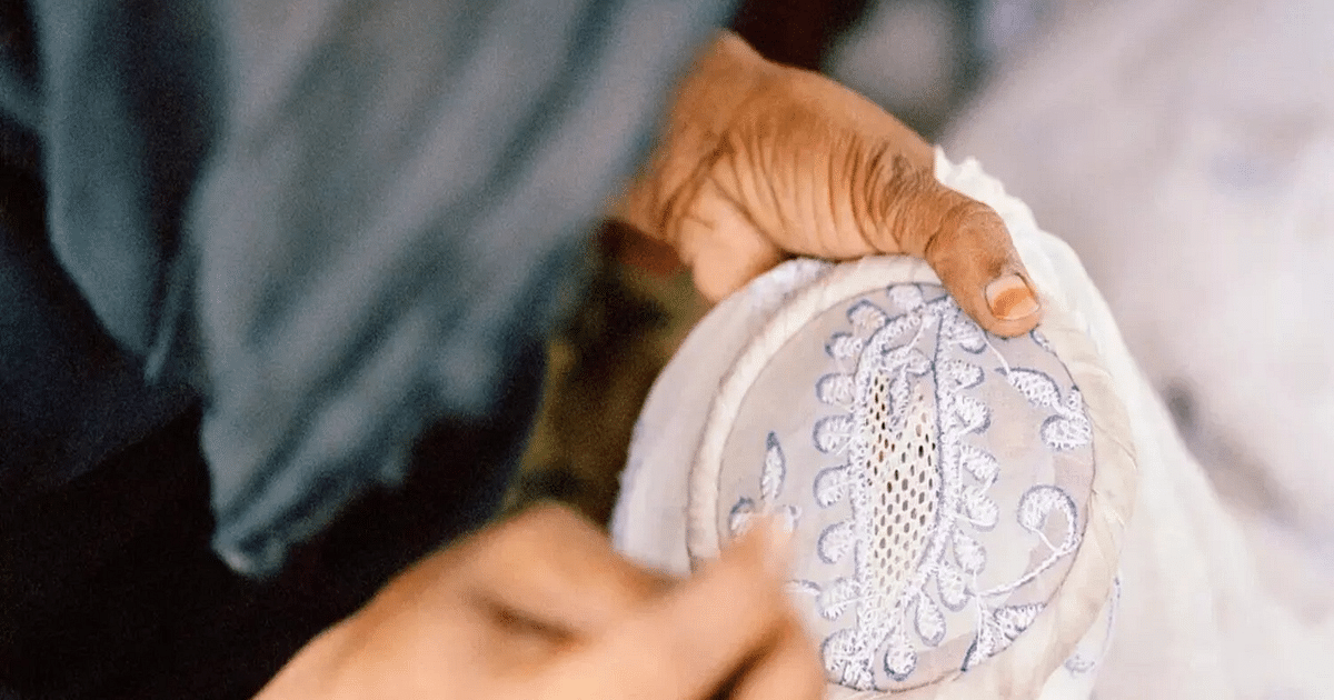 Is the chikankari cloth you are buying real or fake?  Find out like this