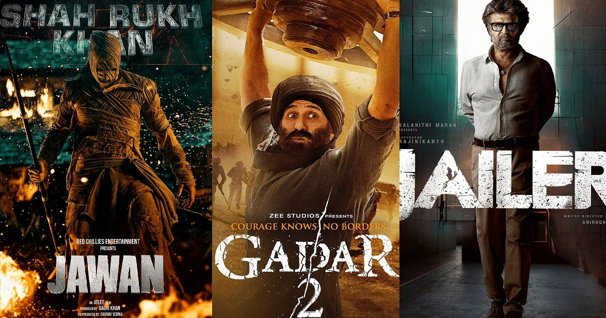 Jawan VS Gadar 2 VS Jailer: Who is the box office king among Shahrukh Khan, Sunny Deol and Rajinikanth, know the total collection