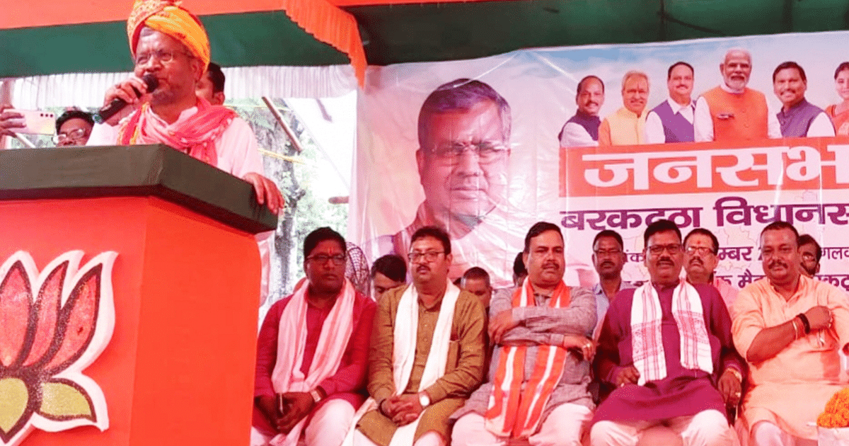 Jharkhand: Babulal Marandi got angry at Hemant government in Sankalp Yatra, said - State government is not worried about the poor.