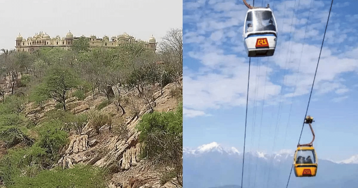 Mathura: On New Year, devotees will be able to have darshan of Radharani seated on Brahmanchal mountain through ropeway, this is why it is very special.