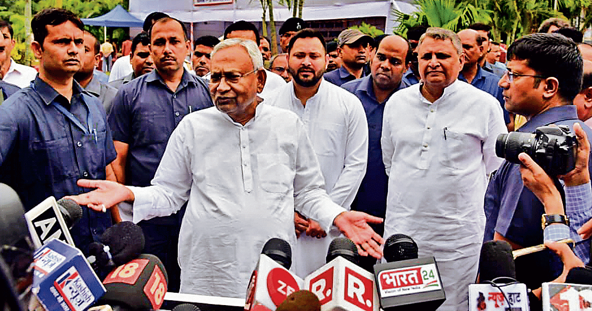 Nitish Kumar termed the talk of joining NDA as useless, said - there is no point in all these things