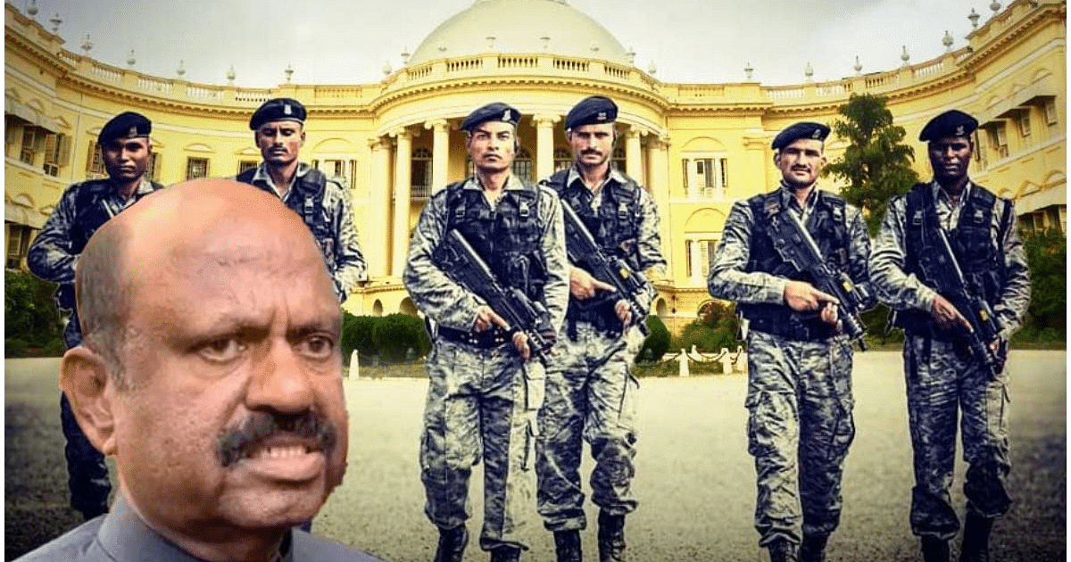 Now CRPF will take command of Raj Bhavan instead of Kolkata Police, it is alleged that the police was keeping surveillance on the Governor.
