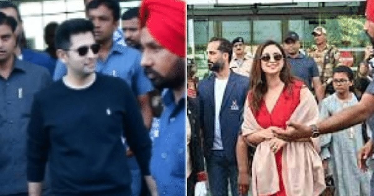 Parineeti Raghav Marriage Live: Parineeti and Raghav reached Udaipur for marriage, grand welcome at the airport, VIDEO