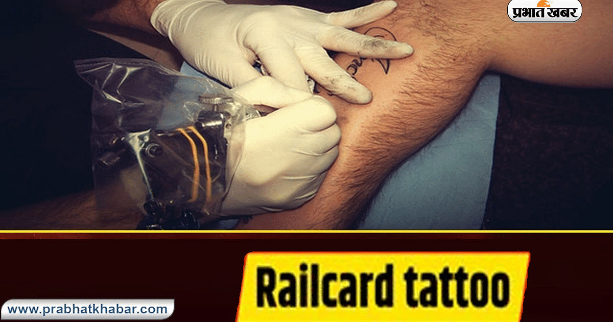 Railcard Tattoo: Get tattoo done, get free public transport facility