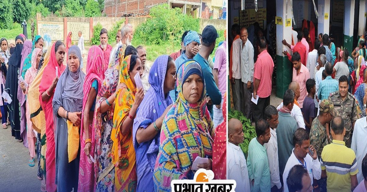 VIDEO: Amidst tight security, people voted enthusiastically at various booths of Dumri by-election.