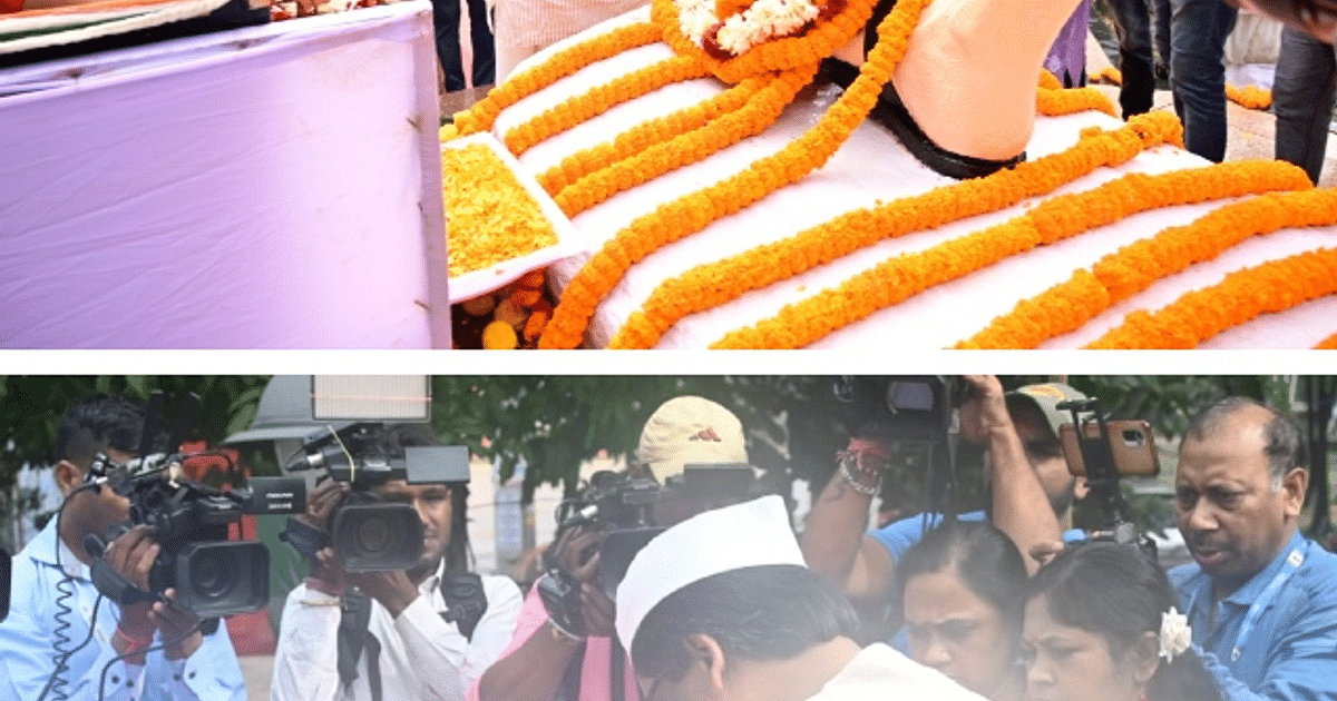 Gandhi Jayanti 2023: Governor CP Radhakrishnan and CM Hemant Soren paid tribute to Bapu like this, see PHOTOS