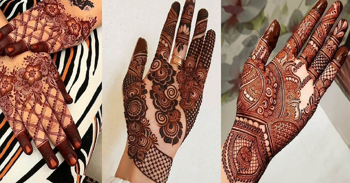 Karwa Chauth Mehndi Design PHOTOS 2023: These latest designs of henna are very easy to apply.