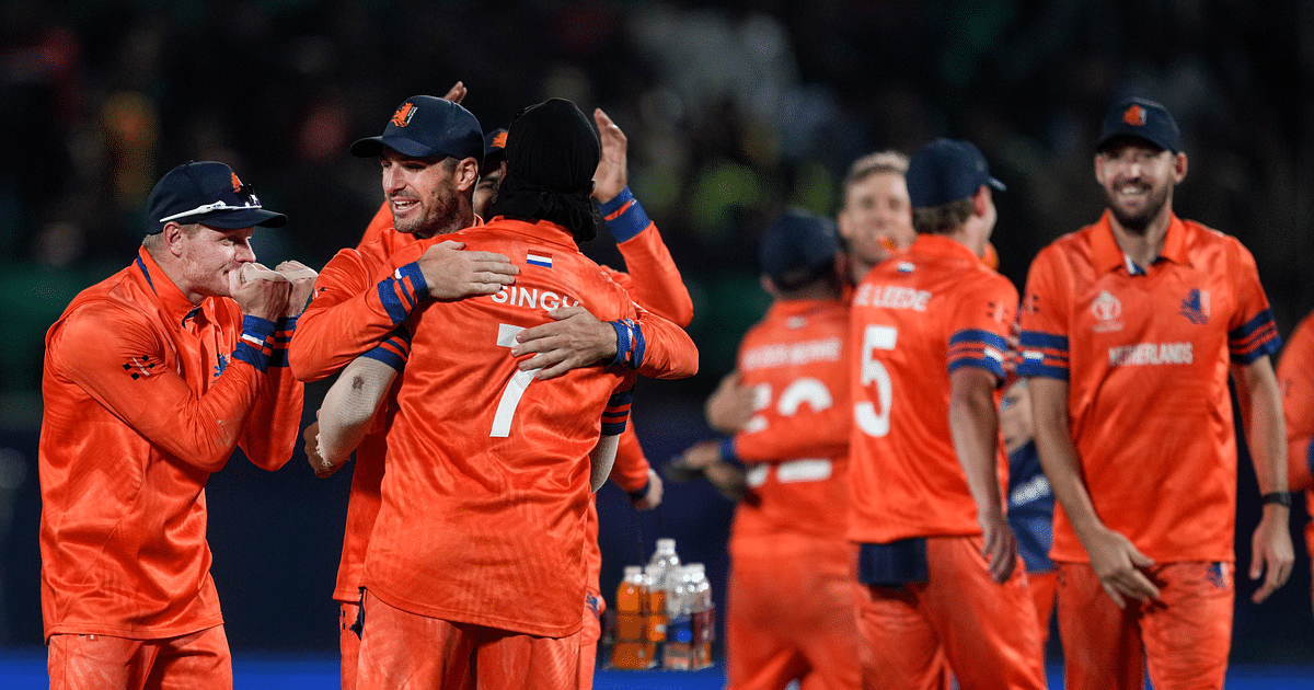 SA vs NED, CWC 2023: Netherlands made a big upset, defeated South Africa by 38 runs, see photos