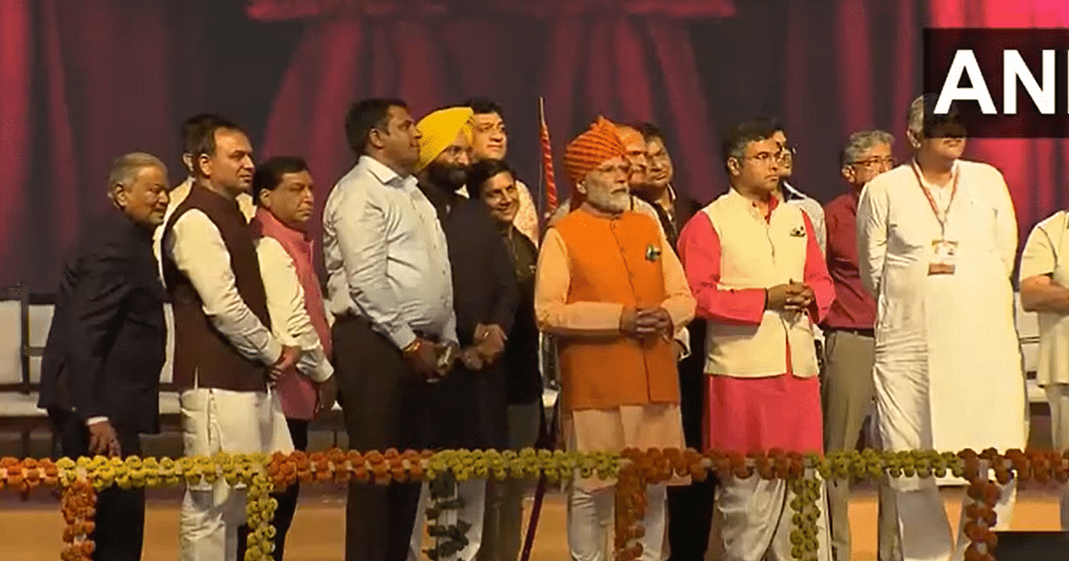'It is our good fortune that we can see a grand Ram temple being built', PM Modi said in Dwarka's Ramlila