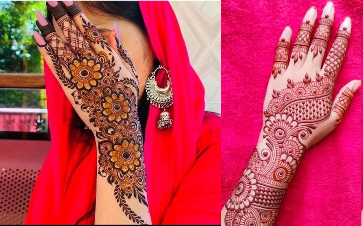 light Henna design for karwa chauth | For your bridal mehndi… | Flickr-megaelearning.vn