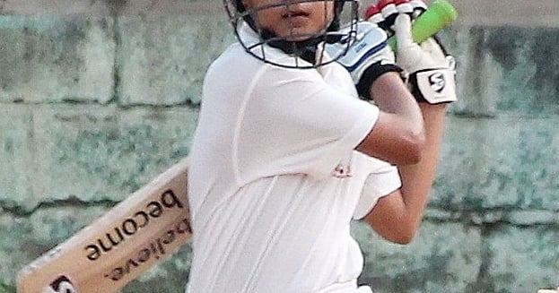 Rahul Dravid's son Samit Dravid created havoc with bat and ball, scored so many runs with the help of 10 fours.