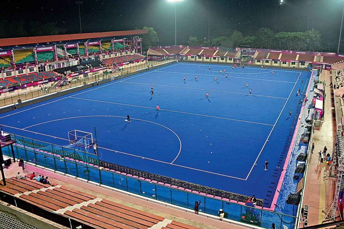 Hockey roar from today!  Astroturf stadium ready, India's daughters will avenge the defeat in China here