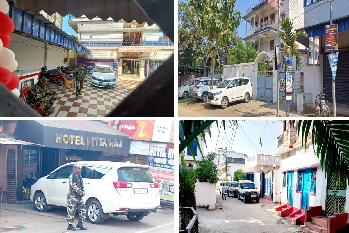 PHOTOS: Income tax raid on dozens of places in Deoghar-Godda, many leaders and businessmen caught