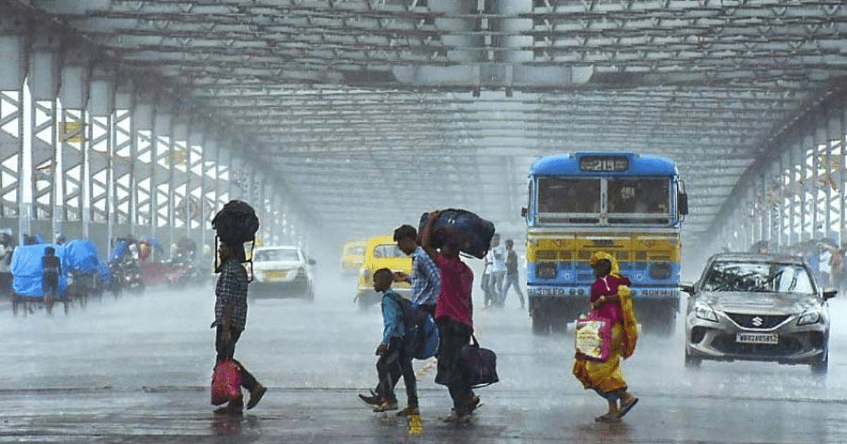 Bengal Weather Forecast: Due to low pressure, rain continues in districts including Kolkata since night, many areas submerged